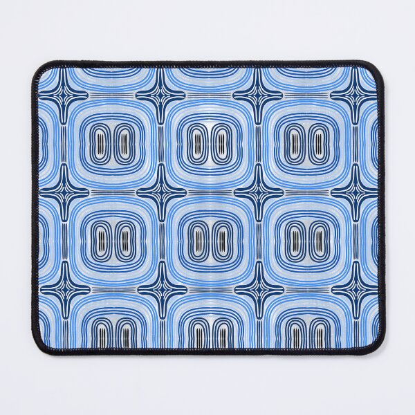 Item preview, Blue Concentric Circles Optical Pattern designed and sold by CO10store.
