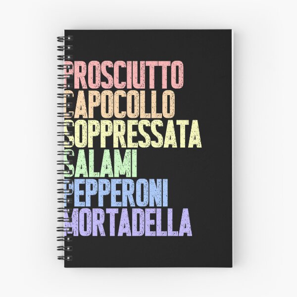 Item preview, Prosciutto Capocollo Soppressata Salami Pepperoni Mortadella Italian Cured Meats Foodie Lover designed and sold by RetroMini2026.
