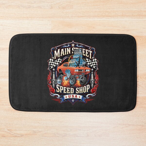Item preview, Main Street Speed Shop USA Hotrod Muscle Car Design designed and sold by hobrath.
