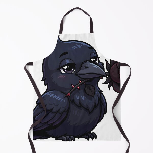 Item preview, Raven with Black Rose designed and sold by IllumeInk.