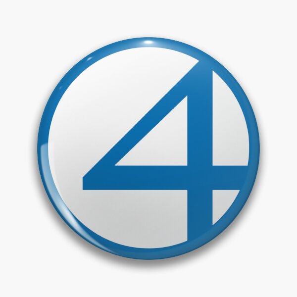 Item preview, Fantastic Four Symbol | Minimal Superhero Logo Design | Classic Marvel Inspired Emblem designed and sold by DawnColony.