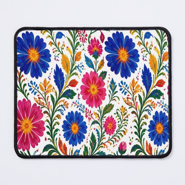 Item preview, Vibrant Mexican Folk Floral Seamless Pattern designed and sold by lavanya11.