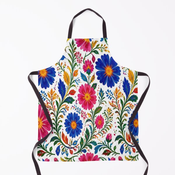 Item preview, Vibrant Mexican Folk Floral Seamless Pattern designed and sold by lavanya11.