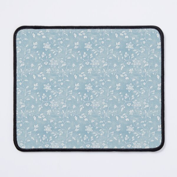 Item preview, Vintage Distressed Blue Floral Pattern designed and sold by LouieVanille.