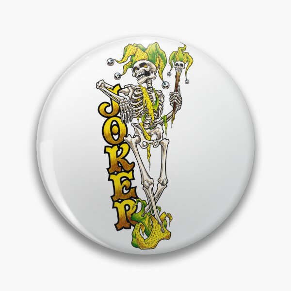 Item preview, Vintage Skeleton Joker Playing Card Tattoo Flash Gothic Casino Art designed and sold by wizooo411.