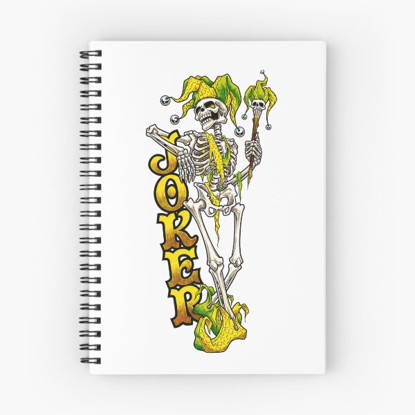 Item preview, Vintage Skeleton Joker Playing Card Tattoo Flash Gothic Casino Art designed and sold by wizooo411.