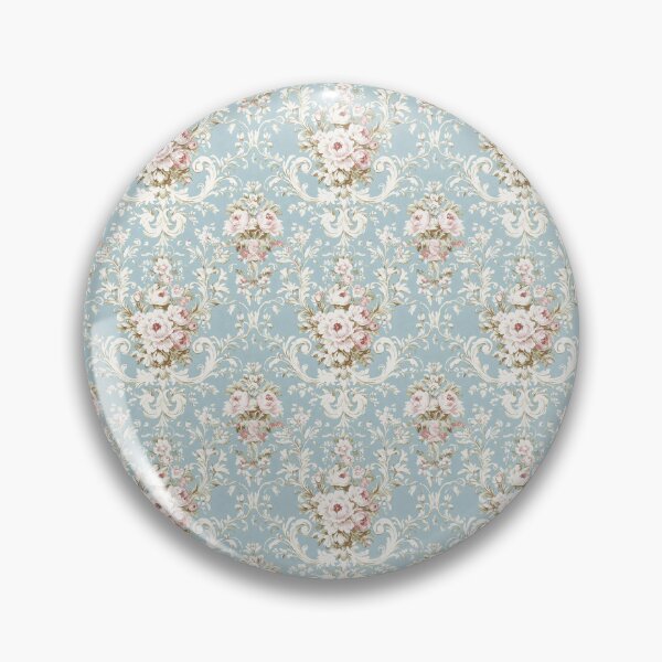 Item preview, Vintage Distressed Blue Floral Pattern designed and sold by LouieVanille.