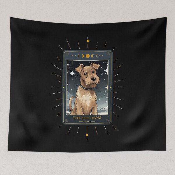Item preview, Funny Airedale Terrier Tarot Card Dog Mothers Day Mom designed and sold by rafaeltto.