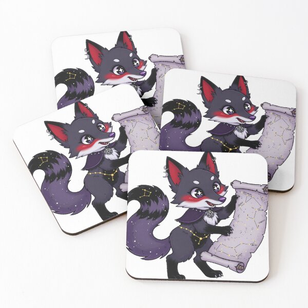 Item preview, Fox with Star Chart Scroll designed and sold by IllumeInk.