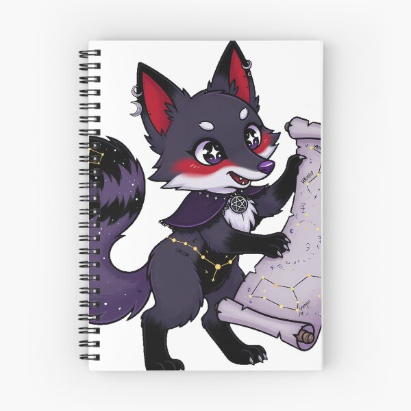 Item preview, Fox with Star Chart Scroll designed and sold by IllumeInk.