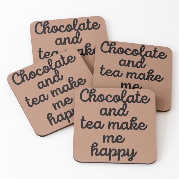 Item preview, Chocolate and Tea Make Me Happy Script Font designed and sold by glowvim.