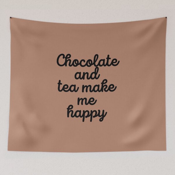 Item preview, Chocolate and Tea Make Me Happy Script Font designed and sold by glowvim.