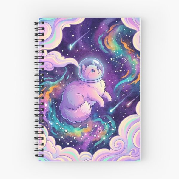 Item preview, Cute Cosmic Space Cat and Dog Moon Aesthetic Poster  designed and sold by littleearty.