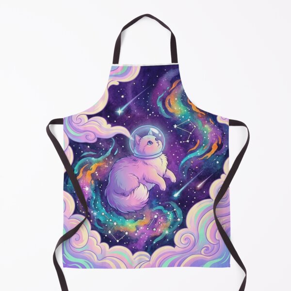 Item preview, Cute Cosmic Space Cat and Dog Moon Aesthetic Poster designed and sold by littleearty.
