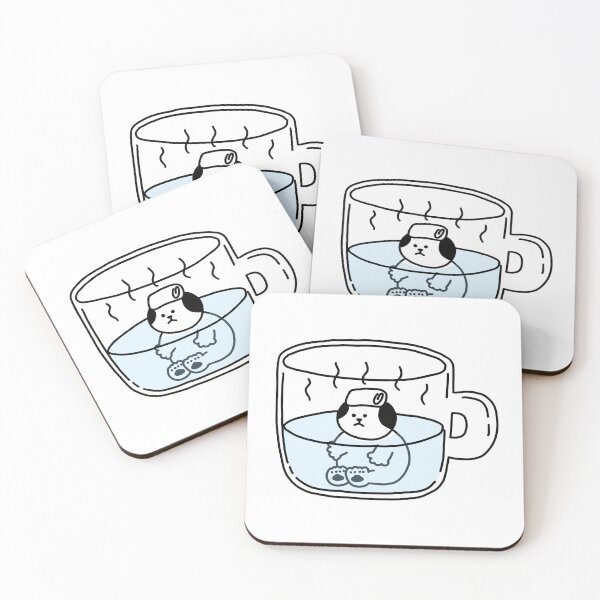 Item preview, a Cat taking a warm bath in a mug designed and sold by superbaechoo.