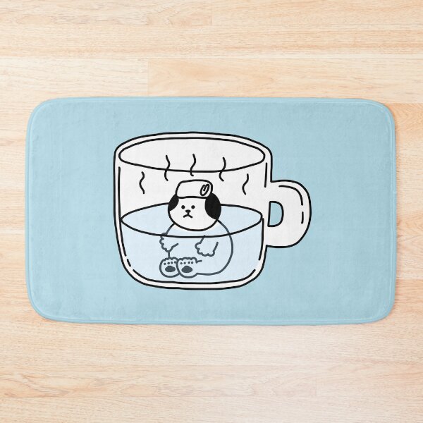Item preview, Un gato tomando un baño caliente en una taza. designed and sold by superbaechoo.