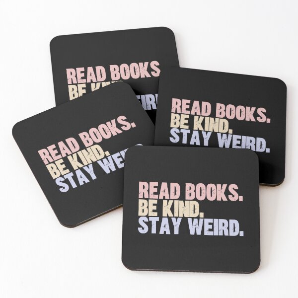 Item preview, Read Books Be Kind Stay Weird Book Lover Reader Introvert Unique Personality Quote designed and sold by RetroMini2026.