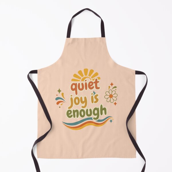 Item preview, Quiet Joy Is Enough – Spiritual Self Care Quote Artwork designed and sold by CosmicQuietStudio.