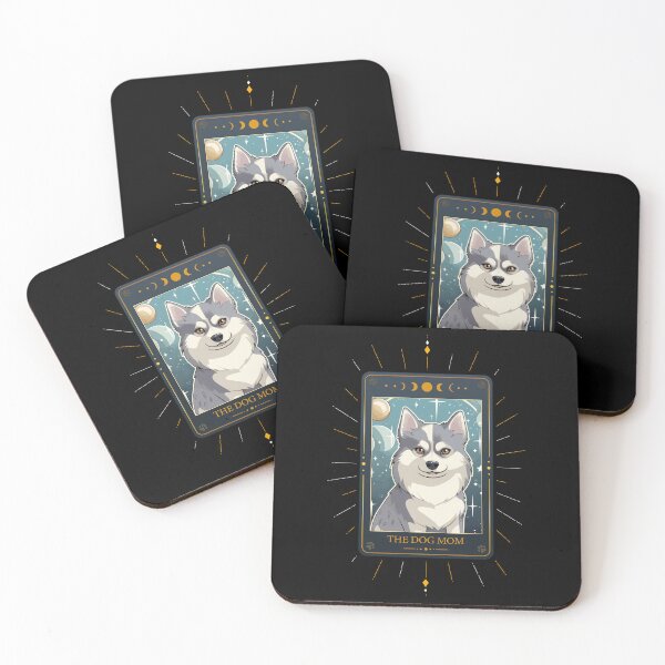 Item preview, Funny Alaskan Klee Kai Tarot Card Dog Mothers Day Mom designed and sold by rafaeltto.