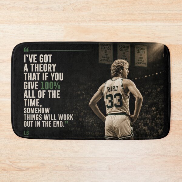 Item preview, “I’ve got a theory that if you give 100% all of the time, somehow things will work out in the end.” LB designed and sold by BallerQuotes.