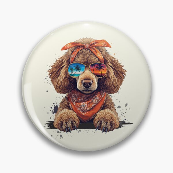 Item preview, COOL SUMMER POODLE DOG designed and sold by BKDIGITALSHOP.