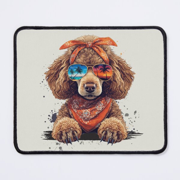 Item preview, COOL SUMMER POODLE DOG designed and sold by BKDIGITALSHOP.