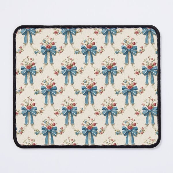 Item preview, Vintage Distressed Blue and Red Floral Pattern designed and sold by LouieVanille.