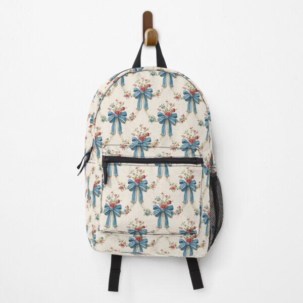 Item preview, Vintage Distressed Blue and Red Floral Pattern designed and sold by LouieVanille.