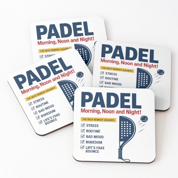 Item preview, Padel morning, noon, night designed and sold by PadelAtlas.