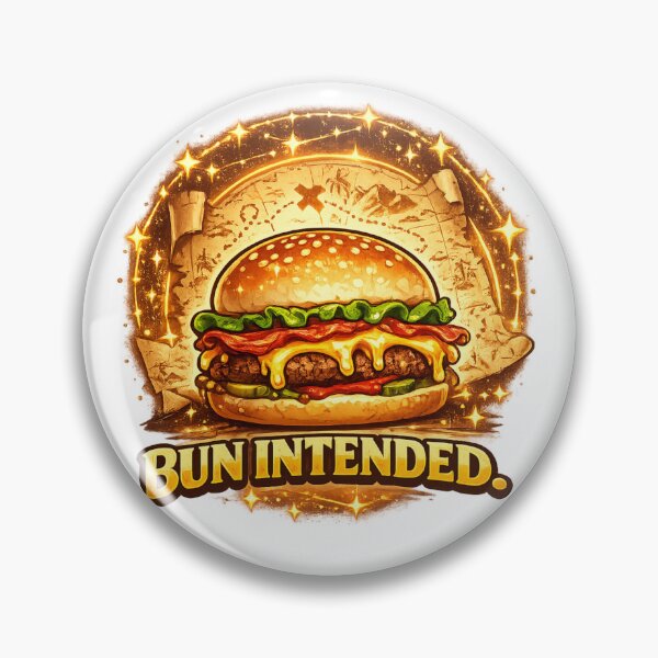 Item preview, Bun Intended: Wordplay Pun Cheeseburger Humor Comedy designed and sold by irfanshikh.