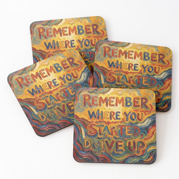 Item preview, Remember where you started, don't give up designed and sold by ZeusGallery.