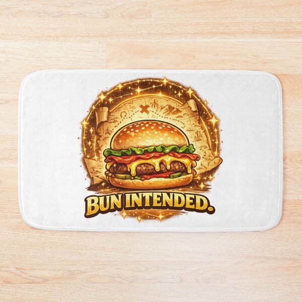 Item preview, Bun Intended: Wordplay Pun Cheeseburger Humor Comedy designed and sold by irfanshikh.