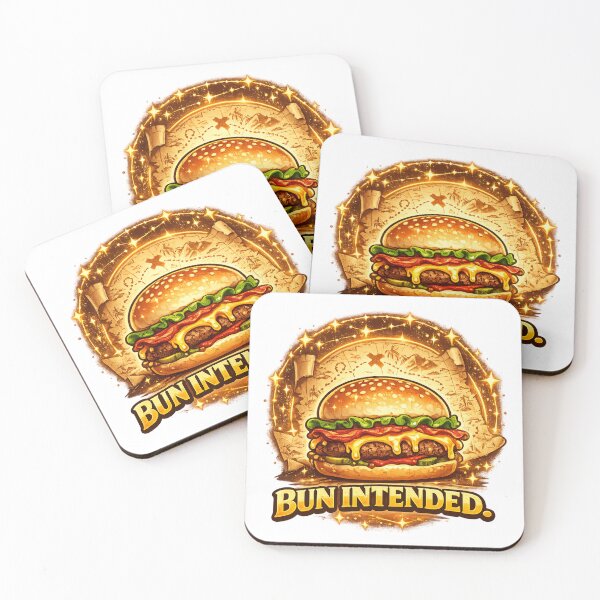 Item preview, Bun Intended: Wordplay Pun Cheeseburger Humor Comedy designed and sold by irfanshikh.