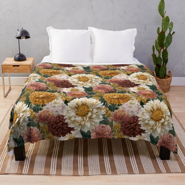 Item preview, Charming Dahlias Texture  - Retro Flower Floral  - Thank You Gifts designed and sold by RoyalStarsPatts.