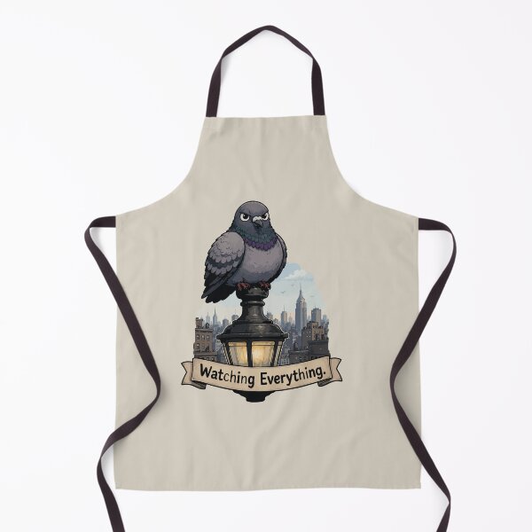 Item preview, Watching Everything Funny Pigeon Sticker City Bird Urban Wildlife Gift designed and sold by SimplePoDesign.