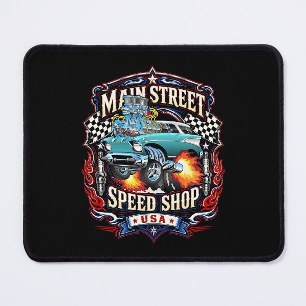 Item preview, Main Street Speed Shop USA Hotrod Muscle Car Design designed and sold by hobrath.