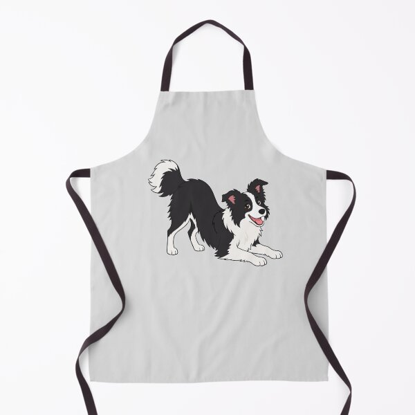 Item preview, Cheerful cartoon style image of a happy border collie designed and sold by Stef Ringoot, cartoons and illustrations.