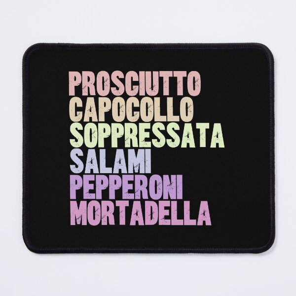 Item preview, Prosciutto Capocollo Soppressata Salami Pepperoni Mortadella Italian Cured Meats Charcuterie Foodie designed and sold by RetroMini2026.