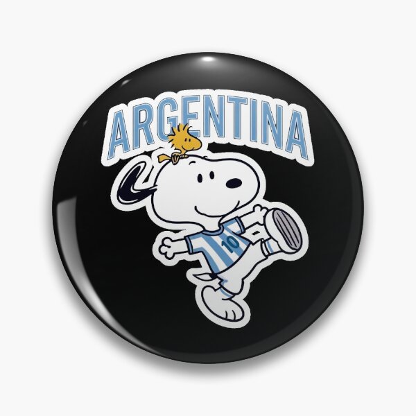 Item preview, Argentina Football Dog Cute Happy Fan Sticker designed and sold by StikerChuns.