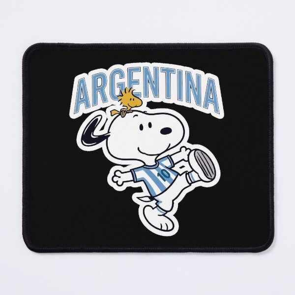 Item preview, Argentina Football Dog Cute Happy Fan Sticker designed and sold by StikerChuns.