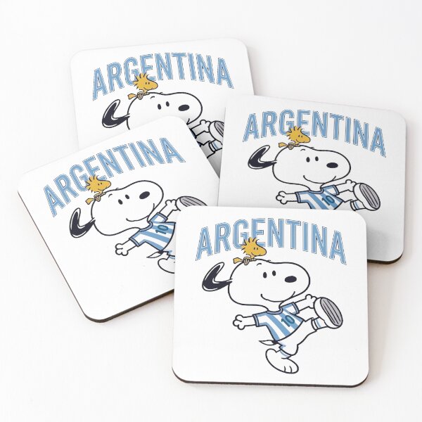 Item preview, Argentina Football Dog Cute Happy Fan Sticker designed and sold by StikerChuns.