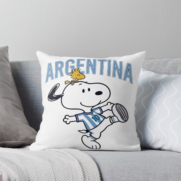 Item preview, Argentina Football Dog Cute Happy Fan Sticker designed and sold by StikerChuns.