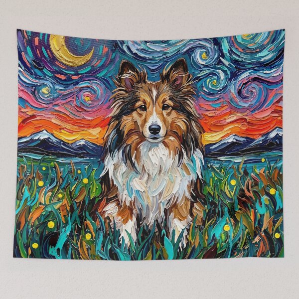 Item preview, Sheltie Night 2 designed and sold by AjaTrier.