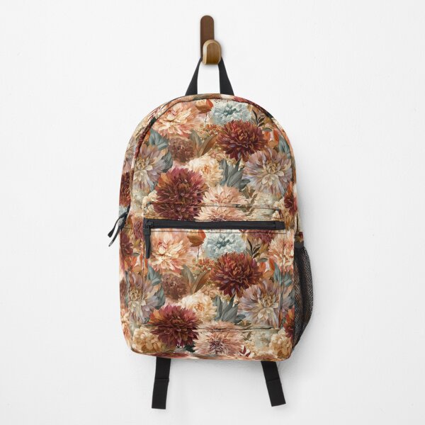 Item preview, Stunning Dahlias Print - Retro Flower Floral - Unique Gifts designed and sold by RoyalStarsPatts.