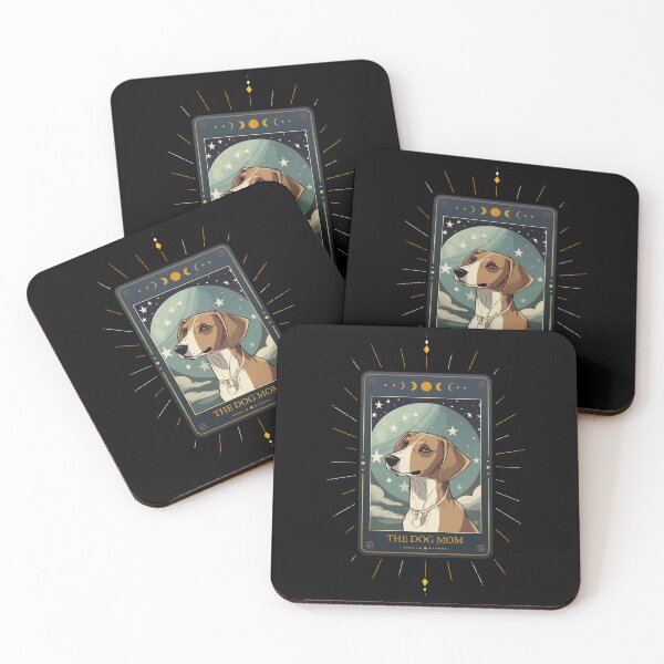 Item preview, Funny American Foxhound Tarot Card Dog Mothers Day Mom designed and sold by rafaeltto.