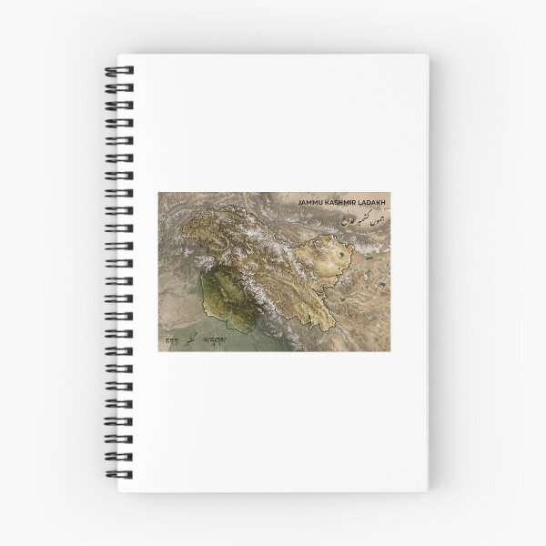Item preview, Map of Jammu Kashmir Ladakh designed and sold by tsok-waangun.