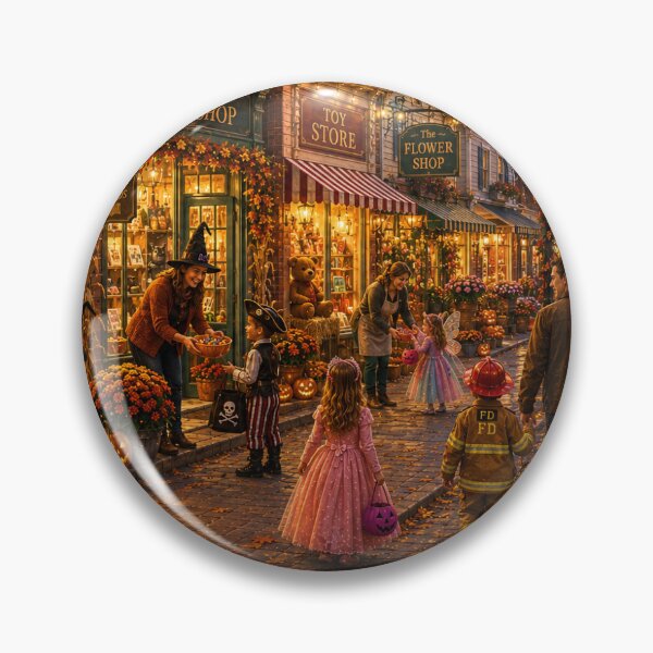 Item preview, Trick-or-Treat on Main Street designed and sold by Novel Works Studio.