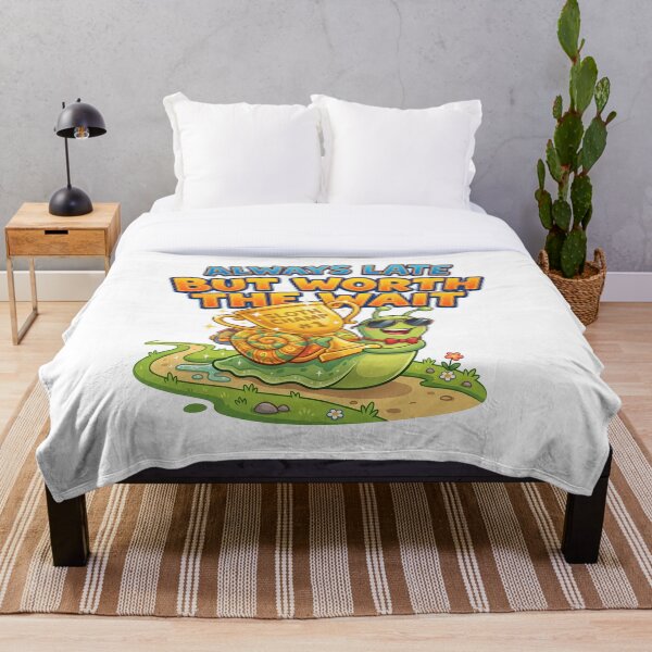 Item preview, Always Late But Worth the Wait – Snail Meme designed and sold by khalidnasr.