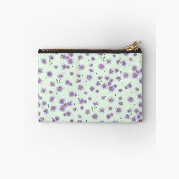Item preview, Lama, no problem, purple Michaelmas daisies, lilac star-shaped flowers, daisies, wildflowers, floral pattern. designed and sold by ArtbySvetik.