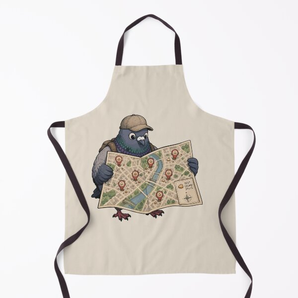Item preview, Funny Pigeon Crumb Map Sticker Urban Bird Food Hunter Explorer Gift designed and sold by SimplePoDesign.
